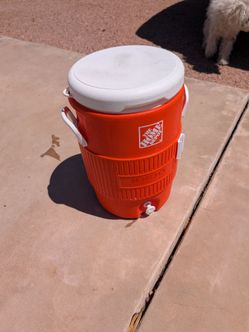 5 Gallon Seat Top Beverage Jug Cooler
From Home Depot, great shape
