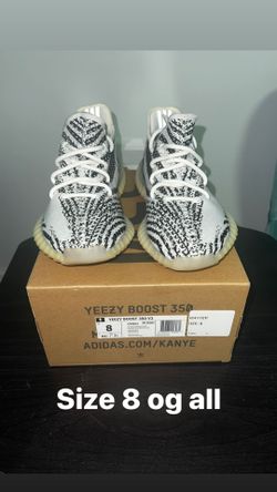 Yeezy boost 350 v2 zebra hot sale size 8