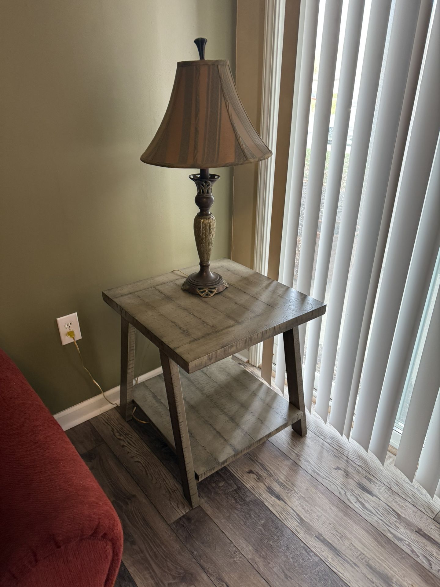 Matching Three-Piece End Table Set With Coffee Table