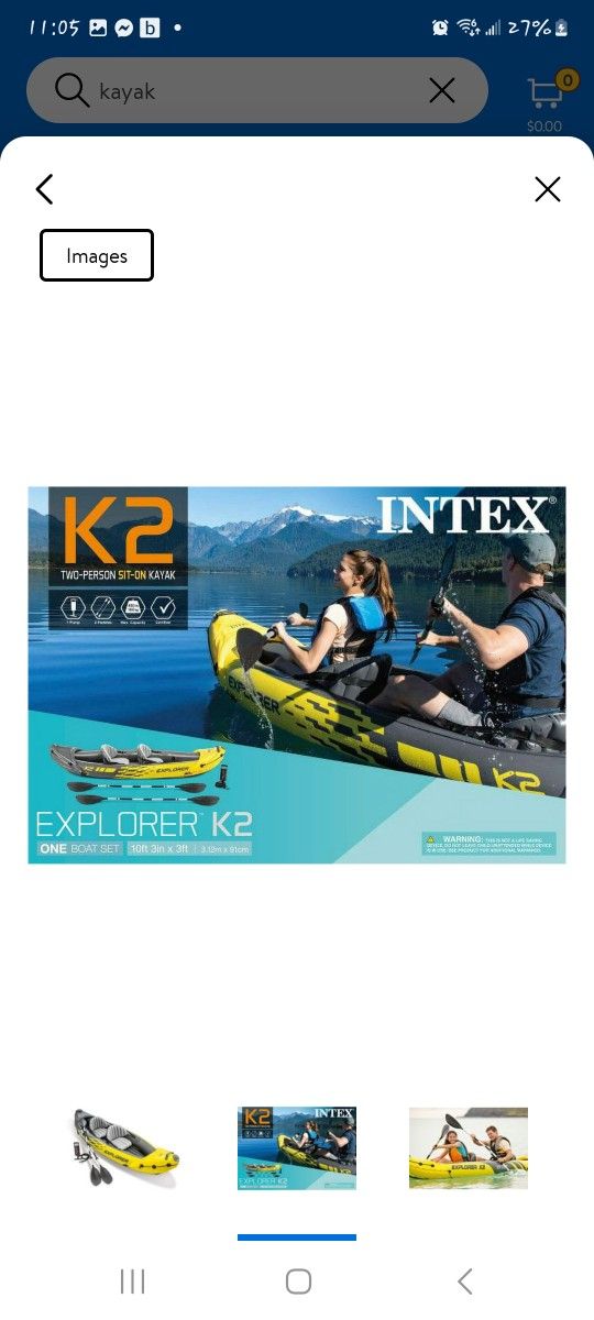 Two Person Inflatable Kayak 