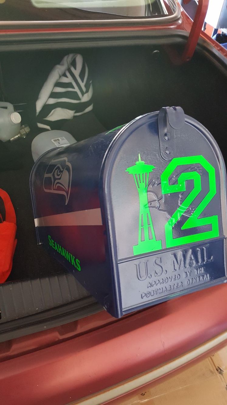 SEAHAWKS FANS MAILBOXES