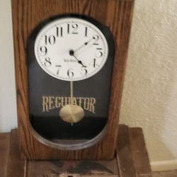 VTG Regulator Time Seth Thomas Rectangle Wall Clock 