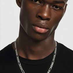 Cadena estilo Fígaro 50cm/20” plata .925