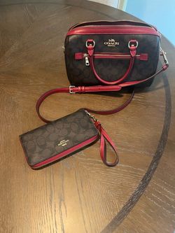 Authentic coach, Rowan and Wallet set Authentic coach, Rowan and Wallet set