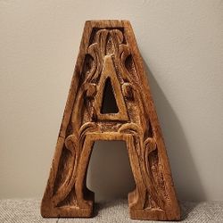 Wooden Letter A