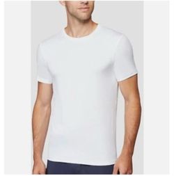 32 DEGREES COOL MEN'S 3 PACK SHORT SLEEVE CREW NECK SHIRT Medium/White