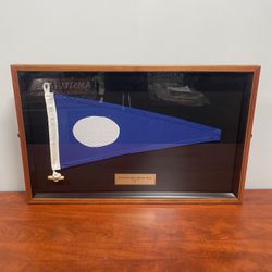 Wood Framed Shadow box International Signal Flag “2”