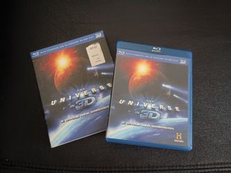 3/$10 🌟 The Universe in 3D Blu-ray From The History Channel
