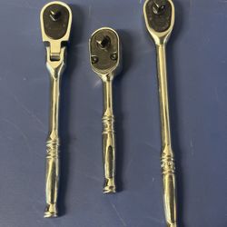 Snap-on Tools 3 Pc Snap-on 1/4" Drive Ratchet Set