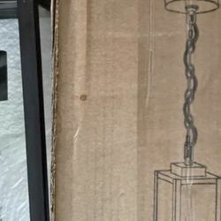 Pia Ricco Outdoor Pendant Light, Modern Matte Black Adjustable Exterior Hanging Porch Lighting, Wate