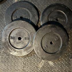 200lbs Vintage Standard Weights 