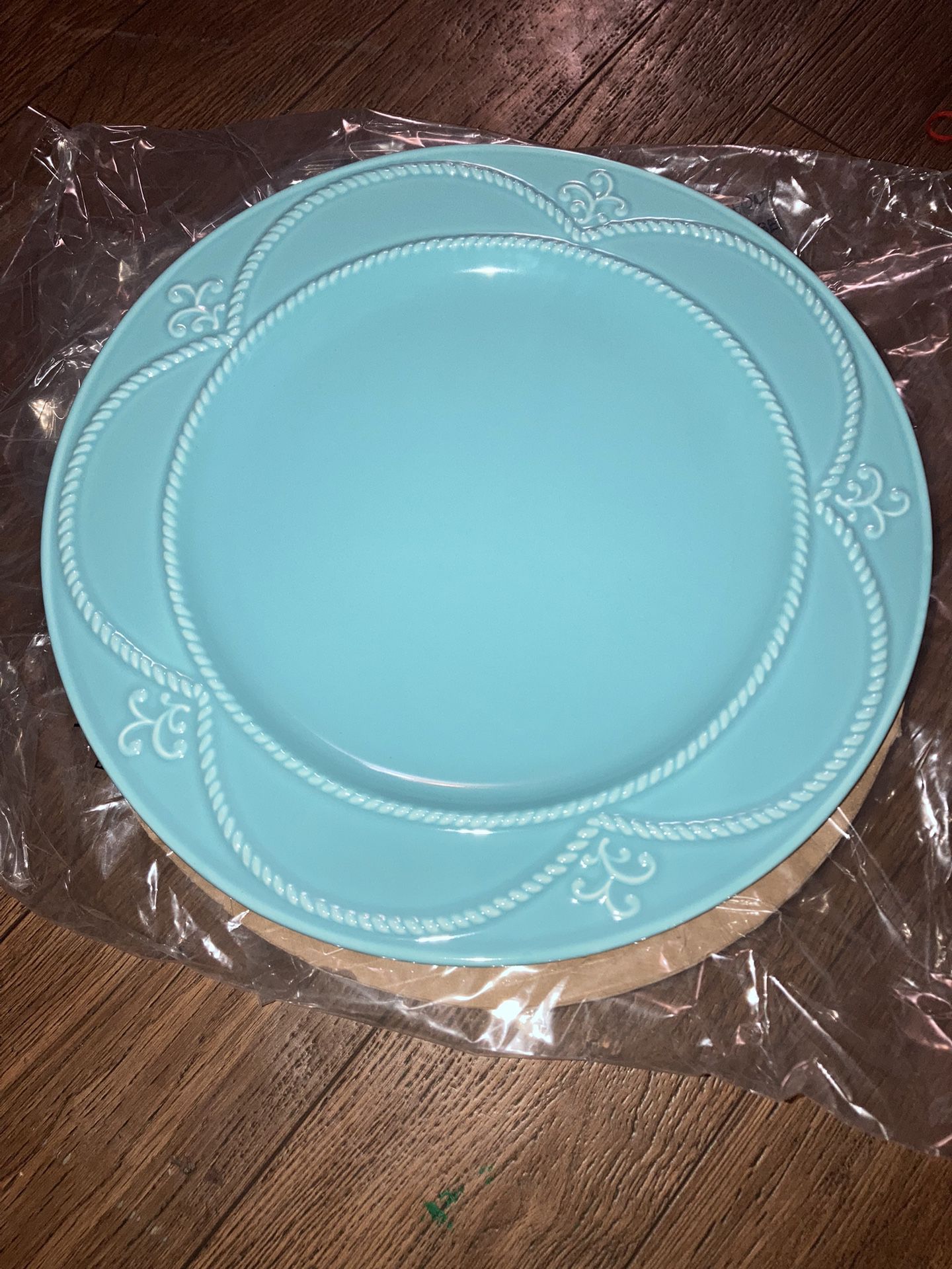 Baby Blue Princess House Plates 