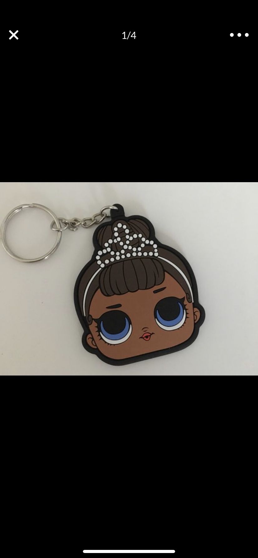 Miss baby lol doll surprise key chain