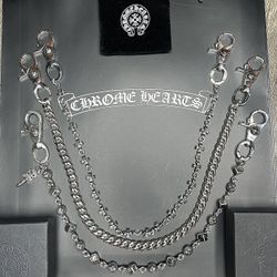 Chrome Hearts Wallet Chains Brand New With Box And Shopping Package 