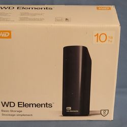 WD 10TB Elements Desktop Hard Drive (New/Unopened) $220 OBO