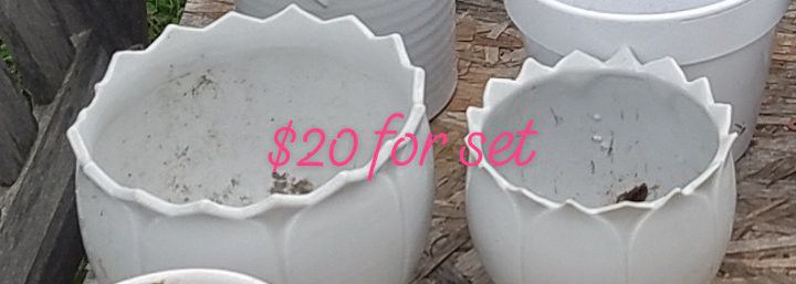 Planter pots - All different sizes priced $5 - $50
