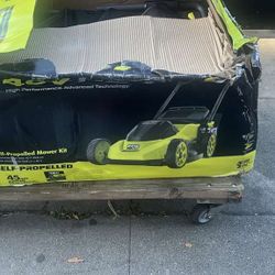 RYOBI 40V HP Brushless 20 in. Cordless Electric Battery Walk Behind Self-Propelled Lawn Mower with 6.0 Ah Battery and Charger