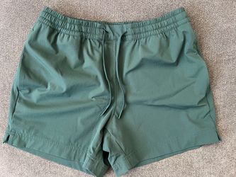 Men’s XS Green 5” Hybrid Shorts