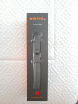 Red Wireless Selfie Stick Bluetooth