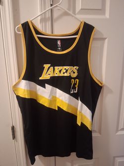 A men's black LeBron James Lakers extra large Jersey