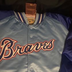 Vintage Mitchell&ness Atlanta Braves Jacket 