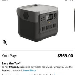 Eco, Flow Driver, 2  Pro Generador De Luz Portátil