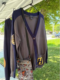 Harry Potter Hogwarts Cardigan Set – 2 Sweaters + Crossbody Bag