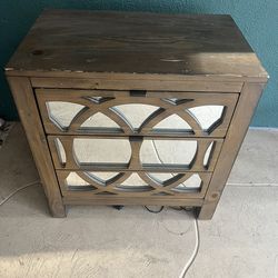 Aspenhome Tildon Mirrored Liv360 Nightstand in Mink