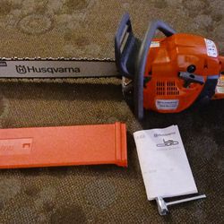 2024 Husqvarna Rancher 460 chain saw with 25" bar  brand new with manual and wrench and scabbard 