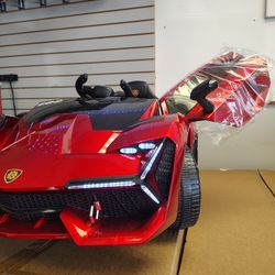 Kids Electric Power Wheel Car Red Lamborghini - On Special Cash Deal $179