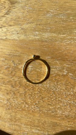 14k ring with a diamond