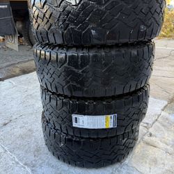 LT275/65R18 10 ply  4 used tires good year wrangler 