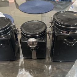 3 Canisters For Storage 