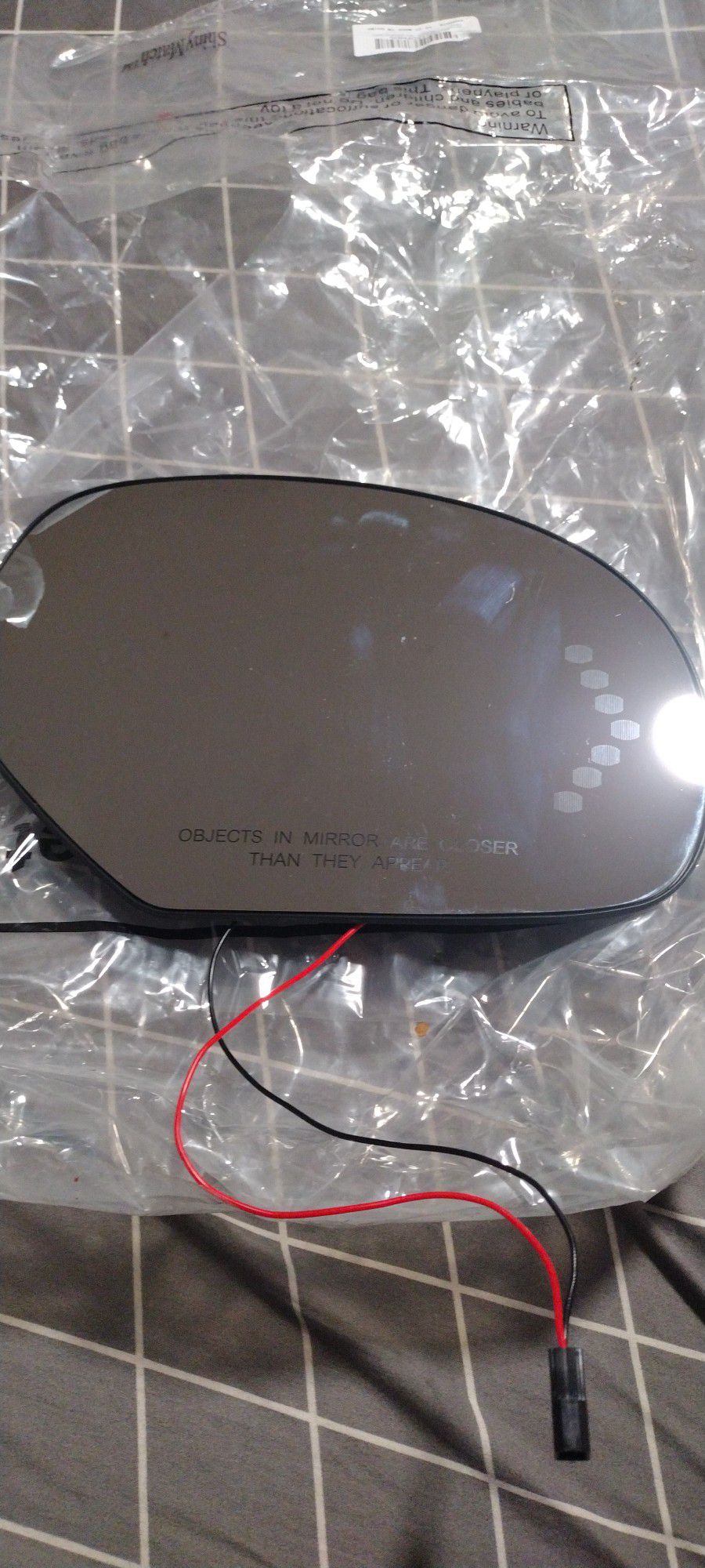 GMC Glass Replacement Heated Mirror