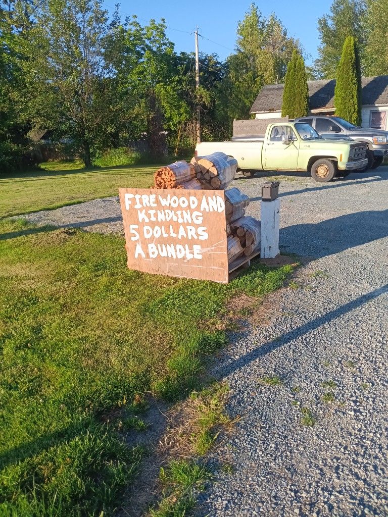 Bundles Of Wood And Kindling
