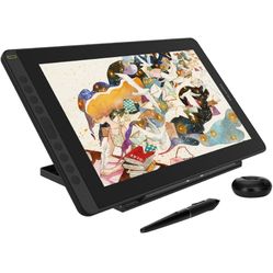 2021 HUION KAMVAS 16 Graphics Drawing Tablet with Full-Laminated Screen Anti-Glare 10 Express Keys Android Support Battery-Free Stylus 8192 Pen Pressu