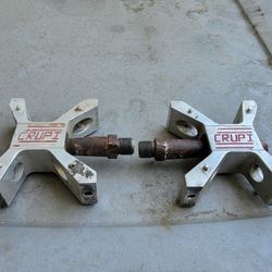 Crupi Sqaure Pedals w/ JP cages