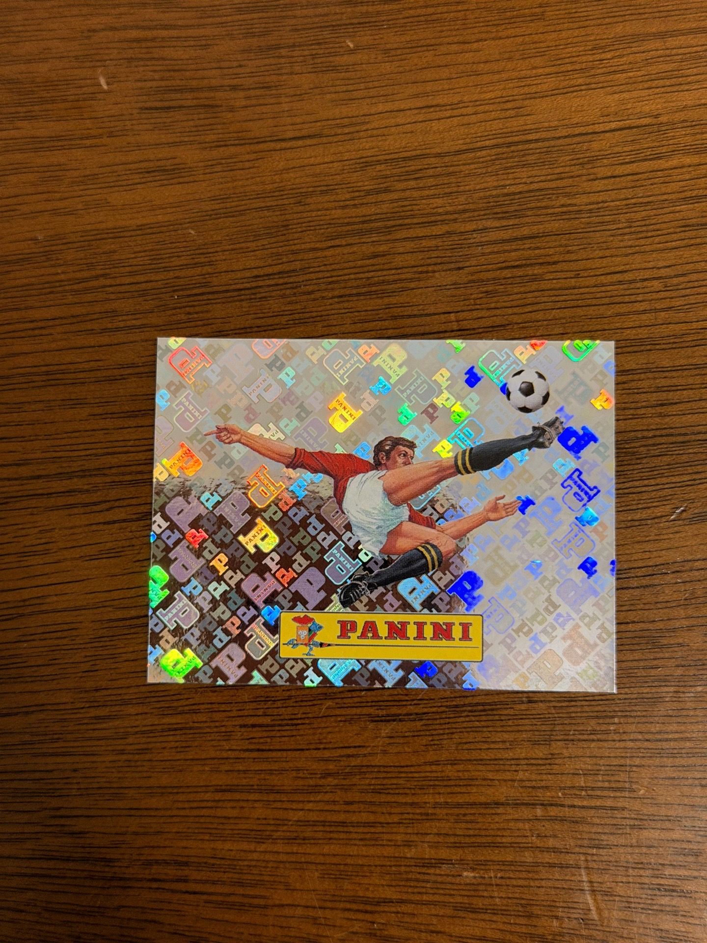 Panini sticker 00 logo