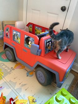 Bluey Family Vehicle 12-Volt Battery Powered Ride-On