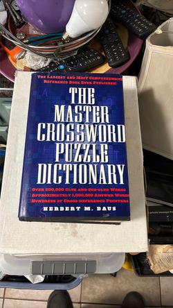 Master Crossword Puzzle Dictionary