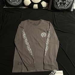 Grey Chrome Hearts Long sleeves