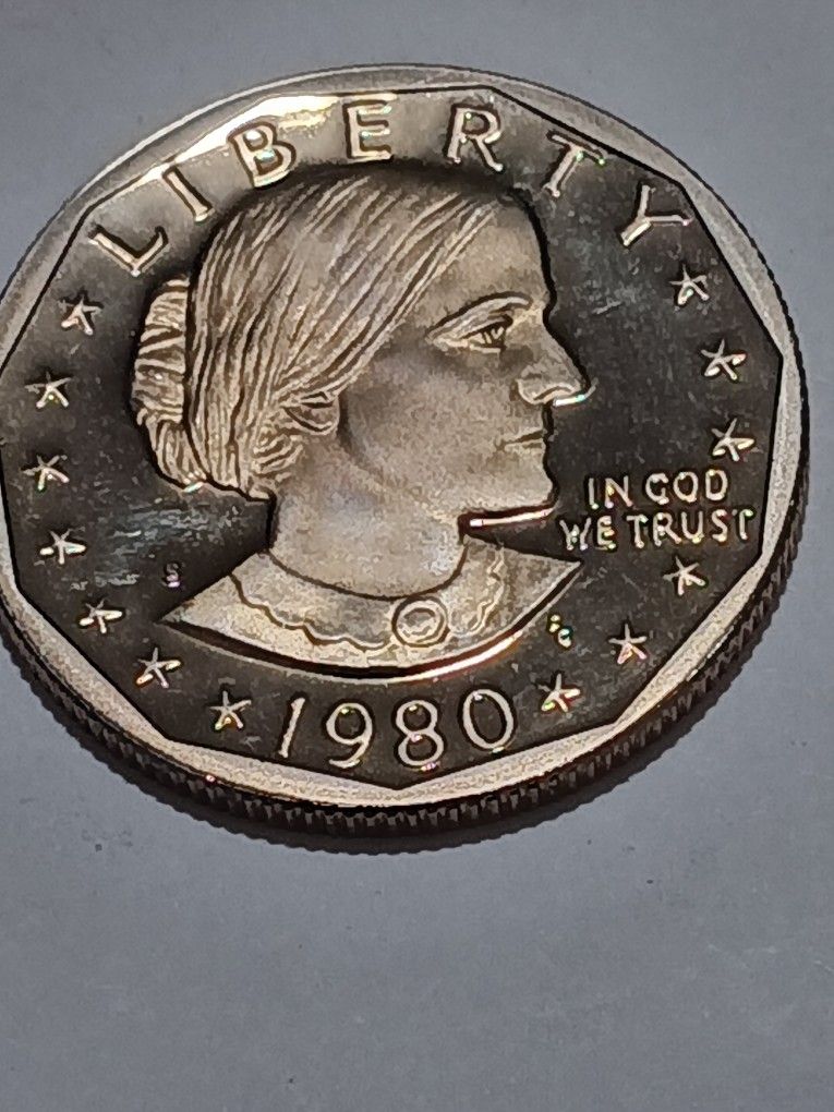 This One Is A Treasury Piece It's A (1980)Susan B Anthony Special Coin Collectable 
