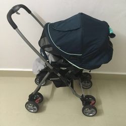 Combi Miracle Turn Stroller Dark blue