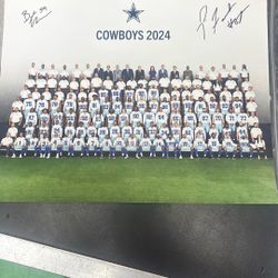 Signed Cowboys Picture