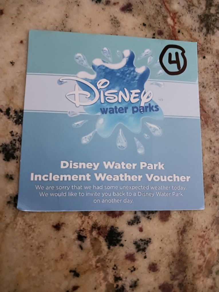 Water Park Ticket For 4 People