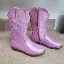 Girls Pink Boots New 