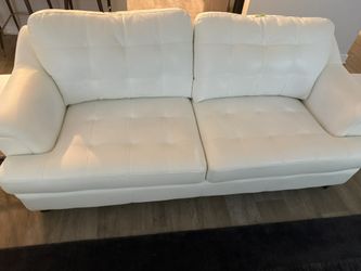 White sofa