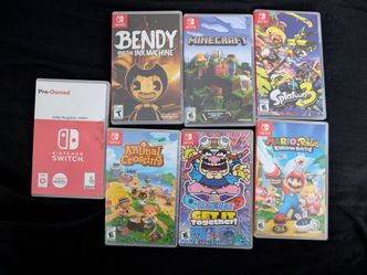 Nintendo Switch Game Lot (6 Games) – CIB Mint Condition & Loose Cartridge