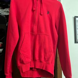 Medium Never Worn Red Polo Hoodie 