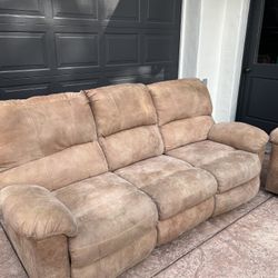 Ashley Electric Reclining Sofa  (3-Seater – Free Delivery! 